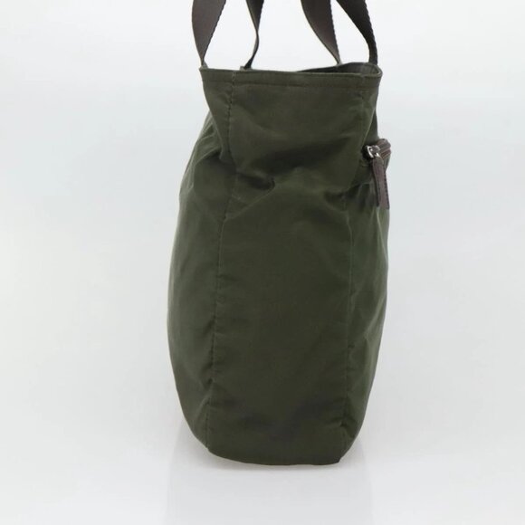 PRADA Tote Bag Nylon Khaki Auth BA3622 - Picture 3 of 16
